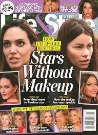 Celebrities are often shamed in the media for living their daily life without a full face of makeup.