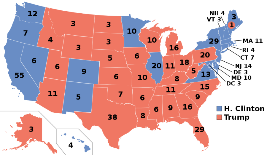 The Electoral College, 2016