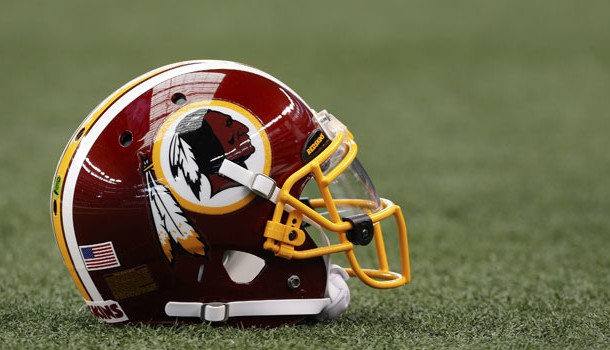 The Washington Redskins helmet