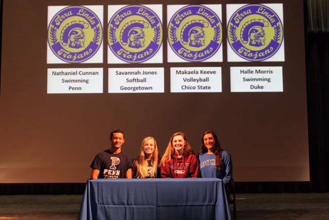Committed Seniors officially signing for their sport. (Not pictured: Lomax Turner)